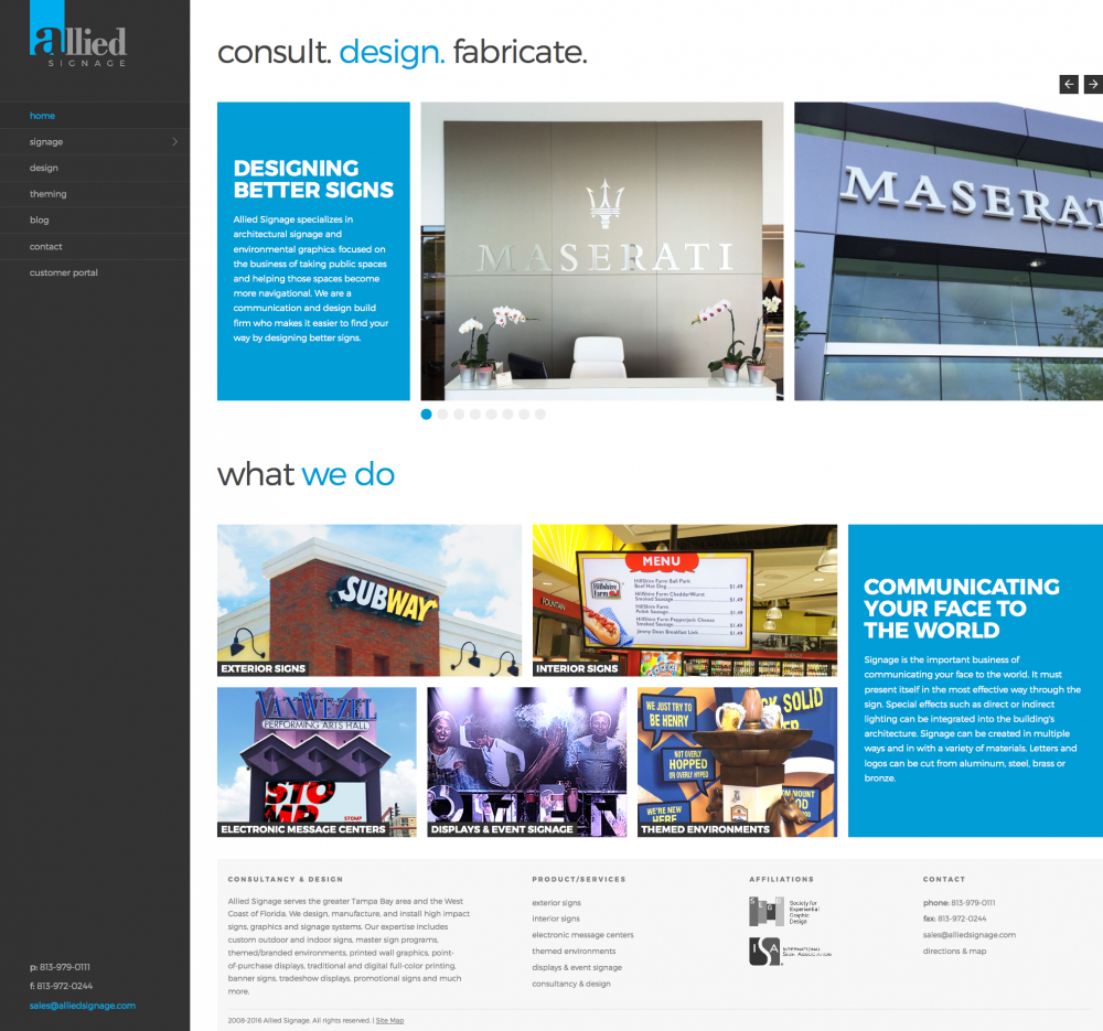 Allied Signage Responsive Website | Website Design and Development in  Tampa, Clearwater, St. Petersburg, Florida. in Tampa, St. Petersburg,  Clearwater Florida