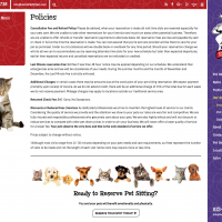 Astro Pet Sitters, Responsive Website