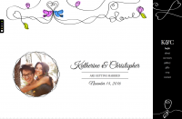 Swirly Wedding Template